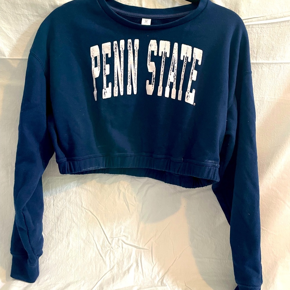 Penn State Womens Medium Cropped Sweatshirt